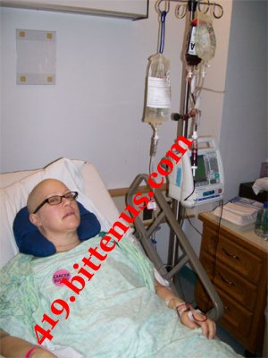 Nadia Rashid in the hospital